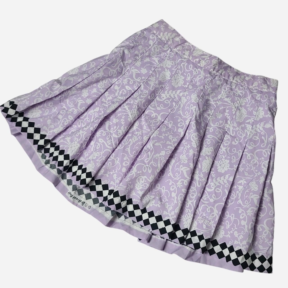 Prince Lavender Floral Mini Skirt